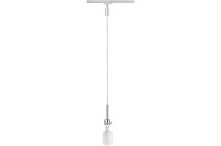 Paulmann URail Schienensystem DecoSystems Sparlampe Pendel Blanko 1x9W GU10 230V Metall Chrom