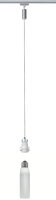 Paulmann URail Schienensystem Light&Easy Pendel Blanko 1x11W E27 230V Metall Chrom matt