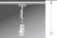 Paulmann URail Schienensystem Light&Easy Pendel Blanko 1x11W E27 230V Metall Chrom matt