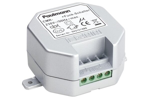 Paulmann Profi Funk Einbaudimmer 60-300W 230V Chrom matt