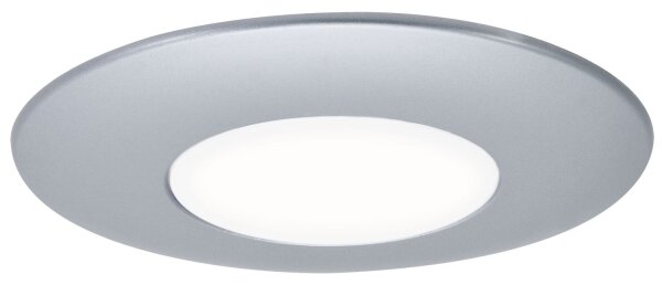 989.88 Wand Einbauleuchten LED IP65 1x 0,25W 230V 84mm Chrom matt/Opal/Kunststoff 60mm Einbaudose 98988