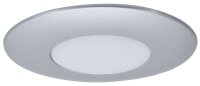 989.88 Wand Einbauleuchten LED IP65 1x 0,25W 230V 84mm Chrom matt/Opal/Kunststoff 60mm Einbaudose 98988
