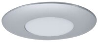 989.88 Wand Einbauleuchten LED IP65 1x 0,25W 230V 84mm Chrom matt/Opal/Kunststoff 60mm Einbaudose 98988