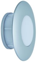 989.88 Wand Einbauleuchten LED IP65 1x 0,25W 230V 84mm Chrom matt/Opal/Kunststoff 60mm Einbaudose 98988