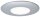 989.88 Wand Einbauleuchten LED IP65 1x 0,25W 230V 84mm Chrom matt/Opal/Kunststoff 60mm Einbaudose 98988