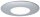 989.88 Wand Einbauleuchten LED IP65 1x 0,25W 230V 84mm Chrom matt/Opal/Kunststoff 60mm Einbaudose 98988