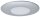 989.88 Wand Einbauleuchten LED IP65 1x 0,25W 230V 84mm Chrom matt/Opal/Kunststoff 60mm Einbaudose 98988