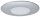 989.88 Wand Einbauleuchten LED IP65 1x 0,25W 230V 84mm Chrom matt/Opal/Kunststoff 60mm Einbaudose 98988