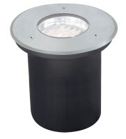 Paulmann Spec Einbauleuchten Set Boden überfahrb Sparlampe IP67 7W 230V GX53 Disc 140mm Edelstahl/Metall