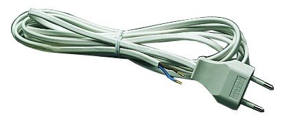 Paulmann Zuleitung mit Eurostecker 3m, weiß